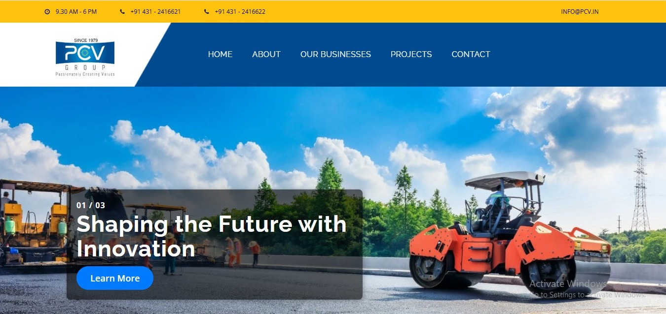 PCV Group – Infrastructure, Construction, Interior Design, Hospitality & Tourism