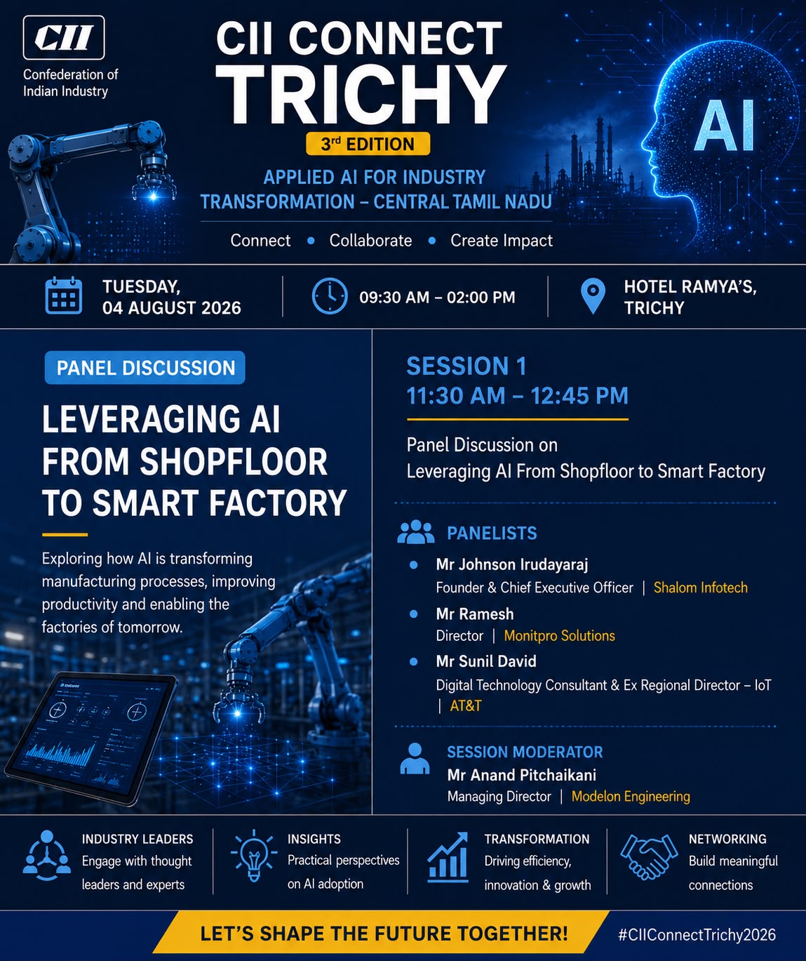 CII Connect Trichy 2026 Panel Discussion