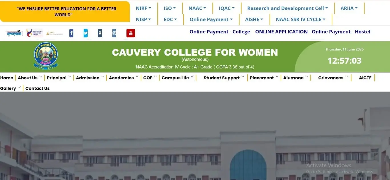 Cauvery College for Women Autonomous Trichy